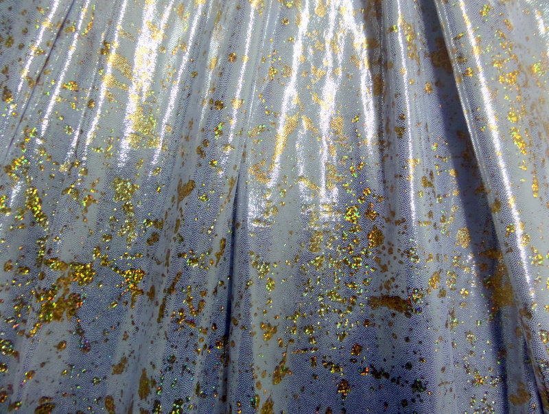 1.Gold-Silver Hologram Splash